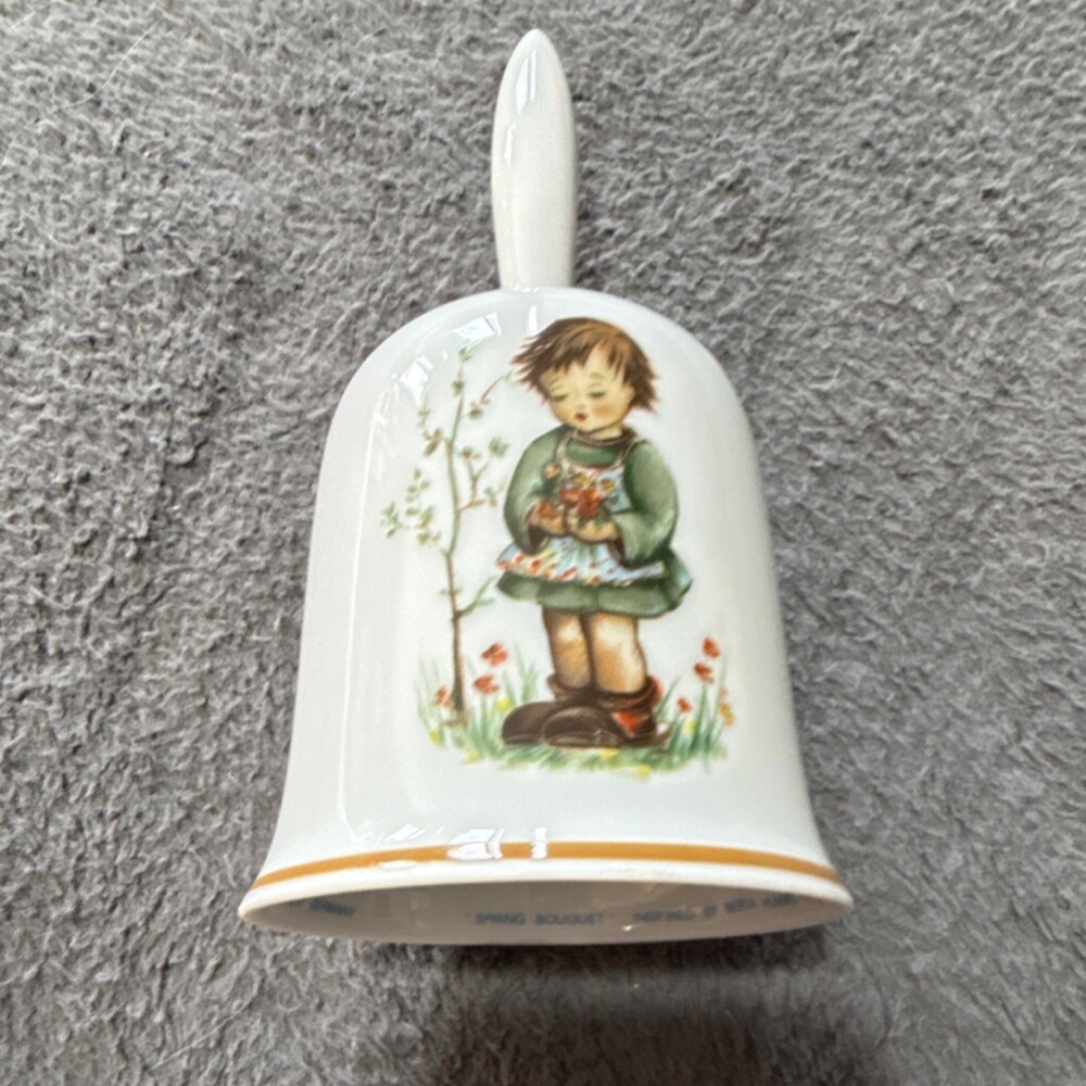 Goebel Hummel Mother's Day 1983 Limited Edition Hand Painted Porcelain Bell